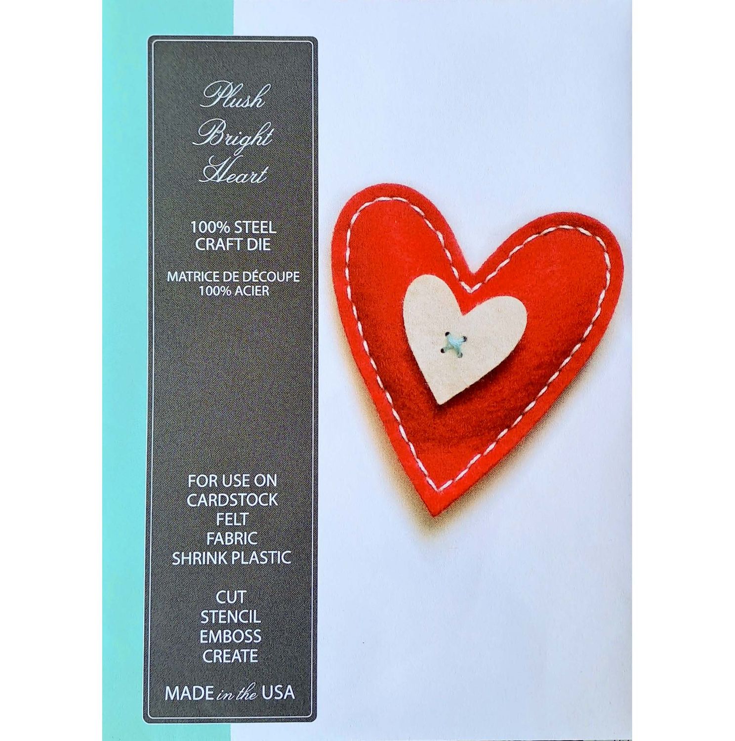 Memory Box Die - Metal Craft Die - Plush Bright Heart