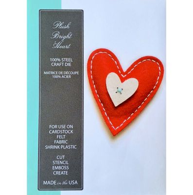 Memory Box Die - Metal Craft Die - Plush Bright Heart