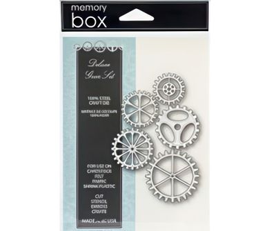 Memory Box Die - Metal Craft Die - Deluxe Gear Set