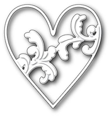 Memory Box Die - Metal Craft Die - Elliana Heart