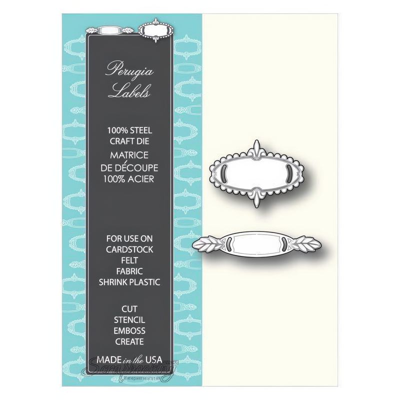 Memory Box Die - Metal Craft Die - Perugia Labels