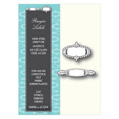 Memory Box Die - Metal Craft Die - Perugia Labels