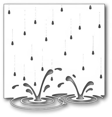 Memory Box Die - Metal Craft Die - Spashing Puddles