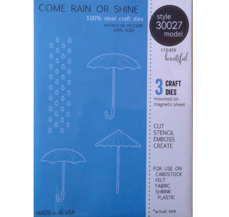Memory Box Die - Metal Craft Die - Open Studio - Come Rain and Shine