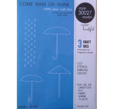 Memory Box Die - Metal Craft Die - Open Studio - Come Rain and Shine