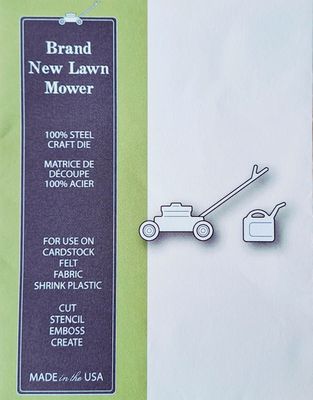 Poppystamp - Metal Craft Die - Brand New Lawn Mover