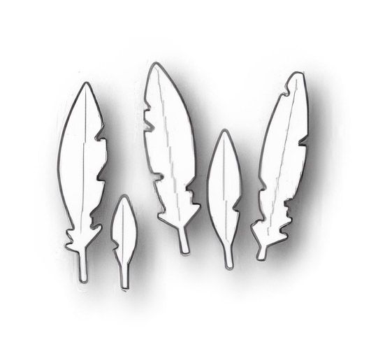 Poppystamp - Metal Craft Die - Tiny Feathers