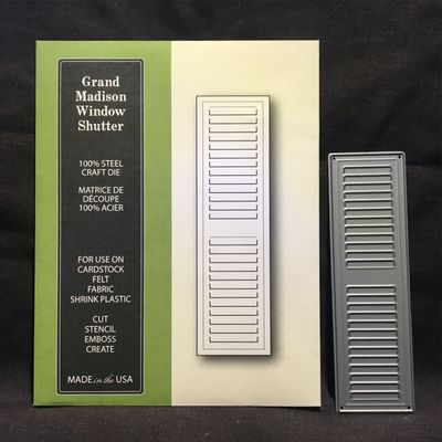 Poppystamp - Metal Craft Die - Grand Madison Window Shutter 