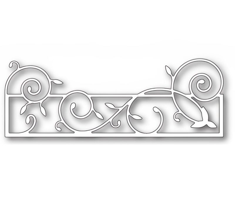 Poppystamp - Metal Craft Die - Tendril Demi Frame