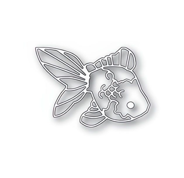 Poppystamp - Metal Craft Die - Curious Koi