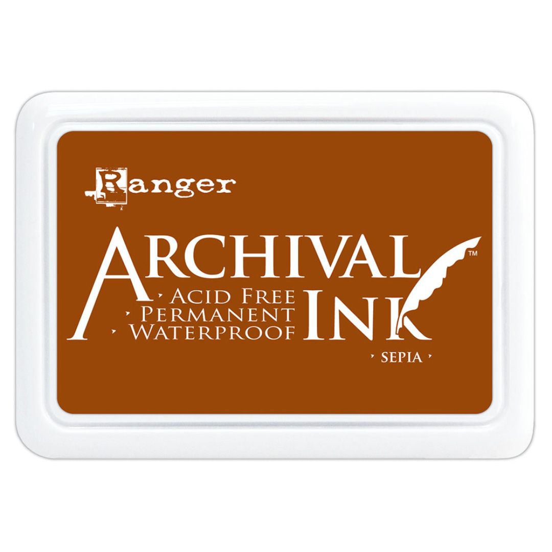 Ranger - Archival Ink - Inkpad - Sepia