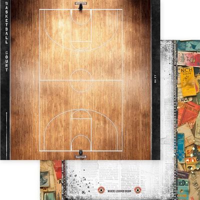 Asuka Studio - Basketball - 12"x12" D/S Paper - Court Magic