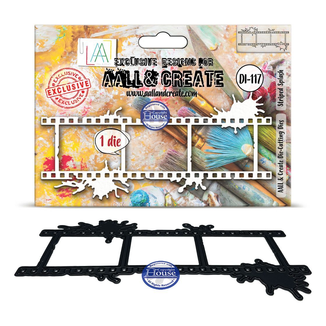 AALL &amp; Create - Metal Die Set - Striped Splash