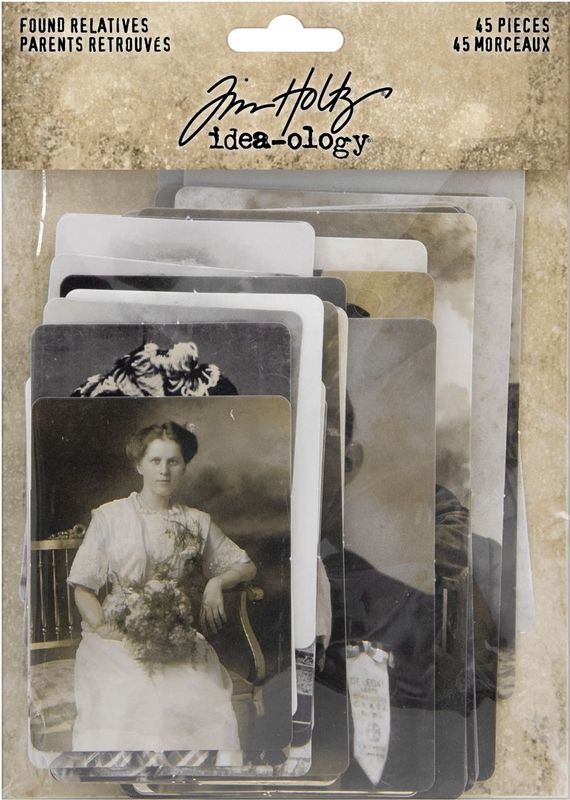 Tim Holtz - Idea-Ology - Found Relatives - Vintage Portraits
