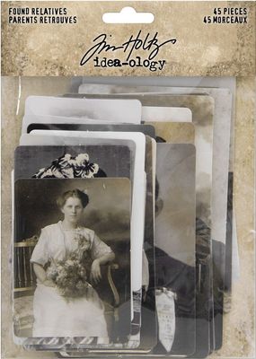 Tim Holtz - Idea-Ology - Found Relatives - Vintage Portraits