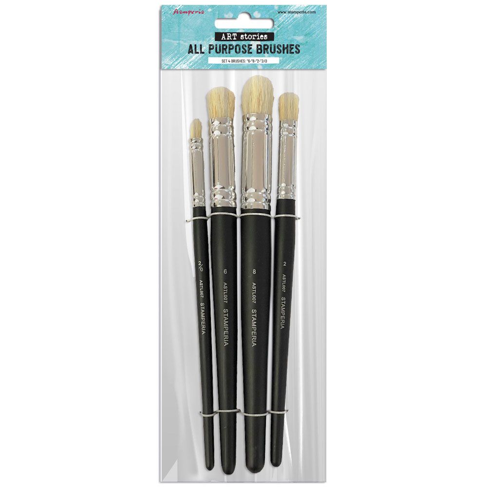 Stamperia - All Purpose Brushes - Set of 4