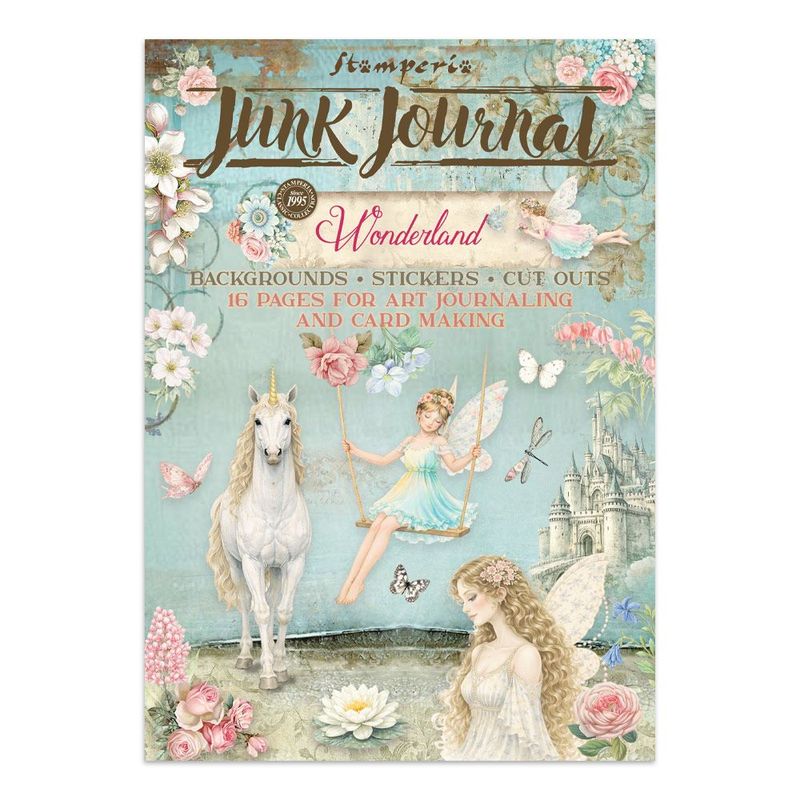 Stamperia - Wonderland - Junk Journal Stickers, Cut-outs and Cardstock