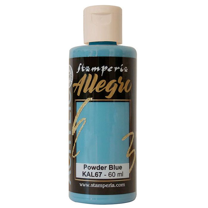 Stamperia - Allegro Acrylic Paint - 60ml - Powder Blue