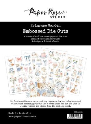 Paper Rose - Embossed Die Cuts - Primrose Garden