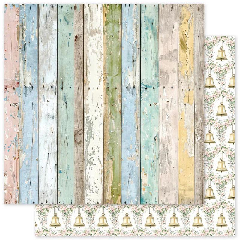 Paper Rose - 12"x12" D/S Paper - Bunny Hollow Basics - Paper D