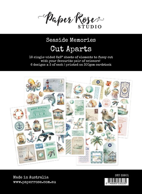 Paper Rose - Cut Aparts - Seaside Memories