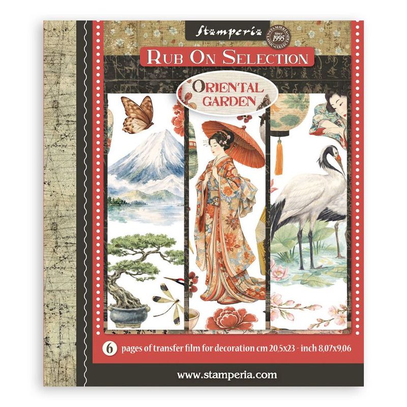 Stamperia - Oriental Garden - Rub-on Kit