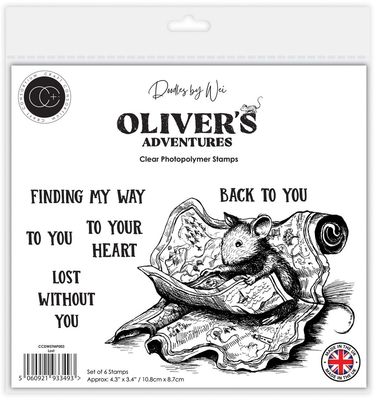 Craft Consortium - Clear Stamp - Olivers Adventures - Lost