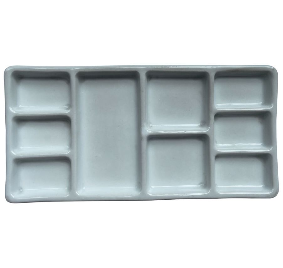 MEEDEN -  Porcelain Paint Palette - 9 Wells