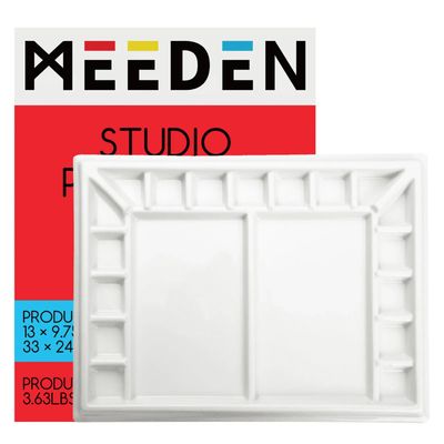 MEEDEN -  Porcelain Paint Palette - 17 Wells