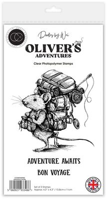Craft Consortium - Clear Stamp - Olivers Adventures - Adventure Awaits
