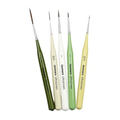 Isomars - Ultra Liner Brush - Set of 5 Taklon