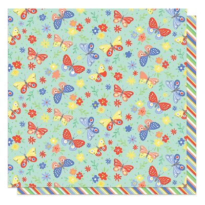 PhotoPlay - Showers and Flowers - 12"x12" D/S Paper - Spread Your Wings