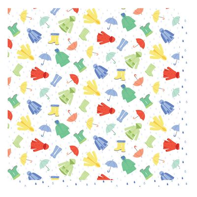 PhotoPlay - Showers and Flowers - 12"x12" D/S Paper - Puddle Jumper