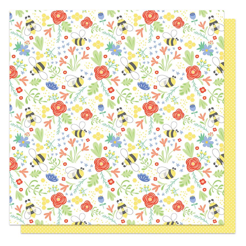 PhotoPlay - Showers and Flowers - 12 PhotoPlay - Showers and Flowers - 12"x12" D/S Paper - Time to Bloom