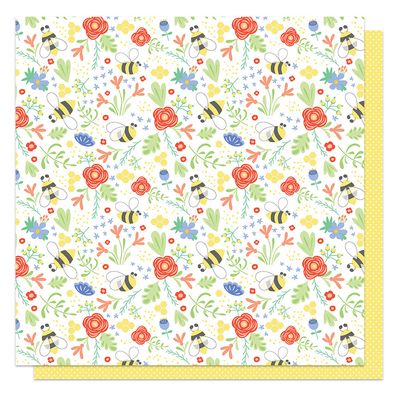 PhotoPlay - Showers and Flowers - 12"x12" D/S Paper - Time to Bloom