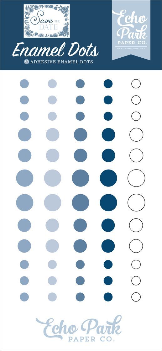 Echo Park - Enamel Dots - Save the Date