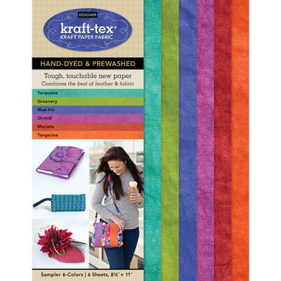 C&amp;T Publishing - Kraft-Tex Paper - 6 pk of Assorted Colours