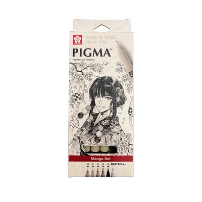 Sakura - Pigment Micron Pen Set - Manga