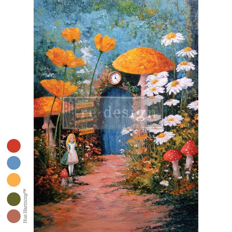 Prima Marketing - ReDesign- A3 Decoupage Fiber Sheet - A Choice of Directions