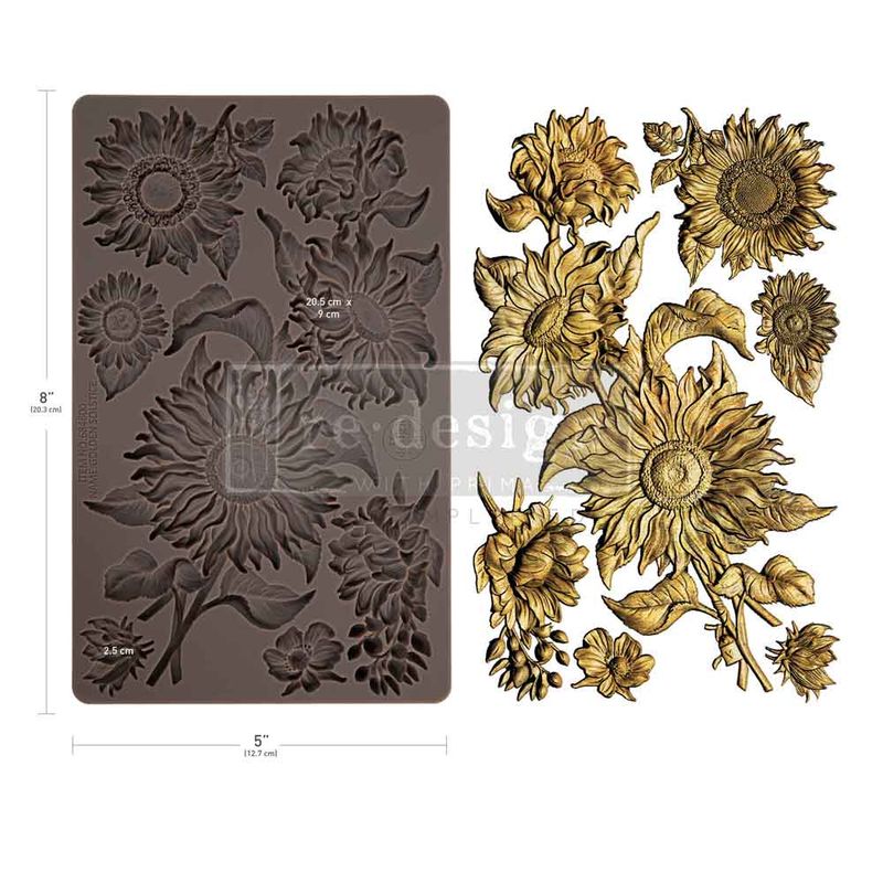 Prima Marketing - 5"x8" Silicone Moulds - Golden Solstice