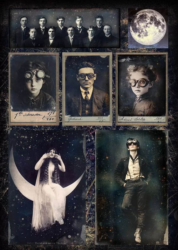 7 Dot Studio - A4 Rice Paper - Stargazer - Among the Stars