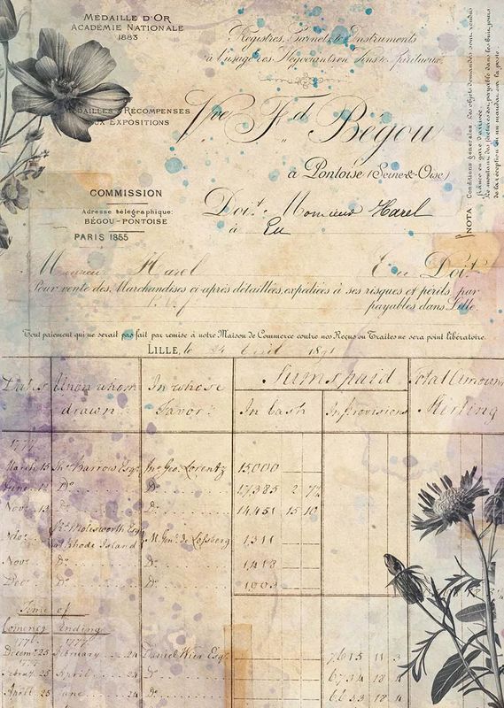 7 Dot Studio - A4 Rice Paper - Botanica - Herbarium Ledger