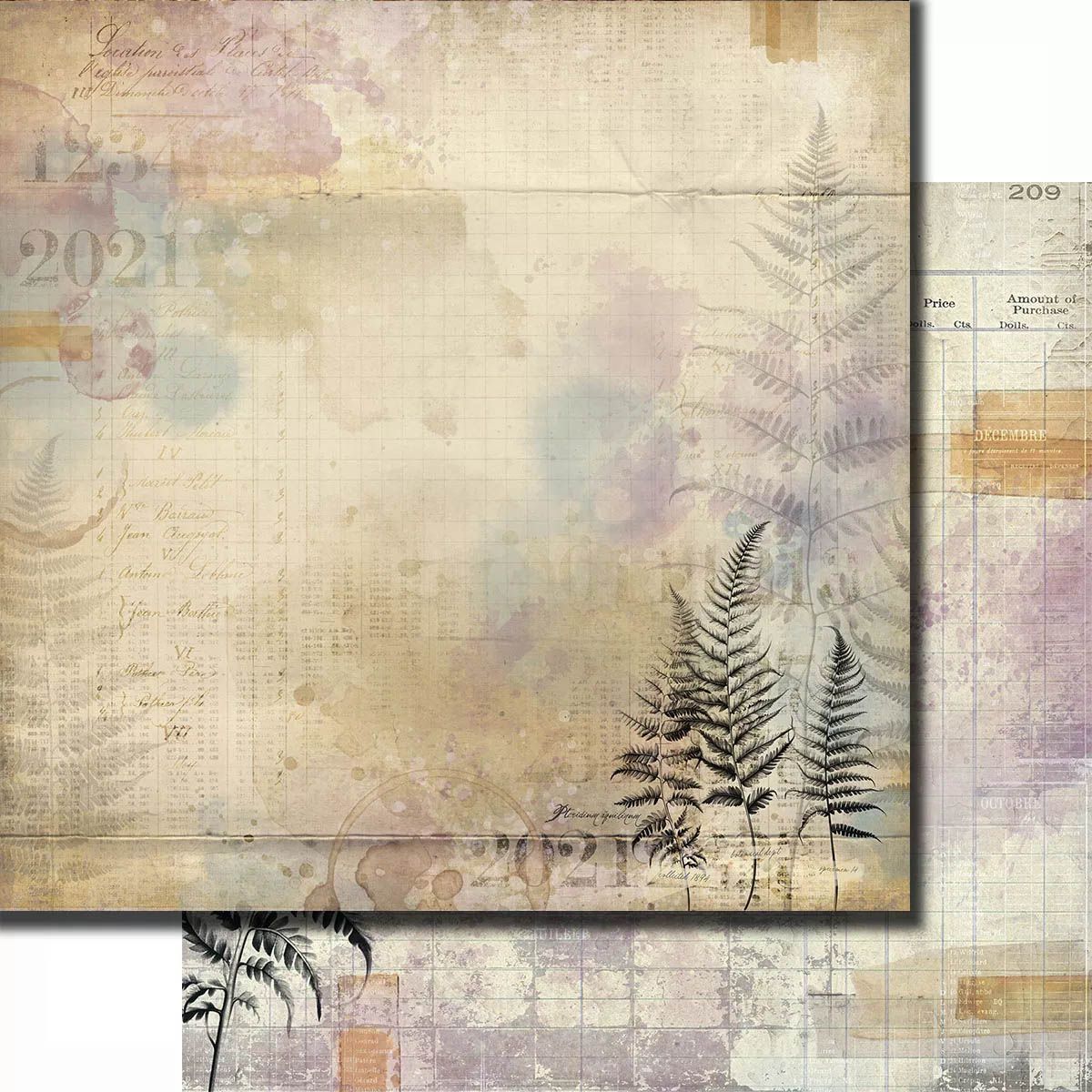 7 Dot Studio - Botanica - 12 7 Dot Studio - Botanica - 12"x12" D/S Paper - Herbarium
