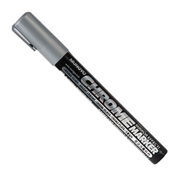 Mungyo - Chrome Effect Markers - 4.5mm - Chrome Silver