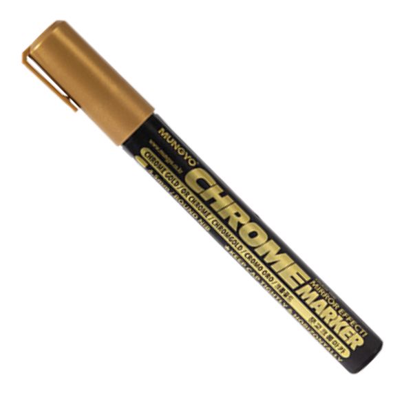 Mungyo - Chrome Effect Markers - 4.5mm - Chrome Gold