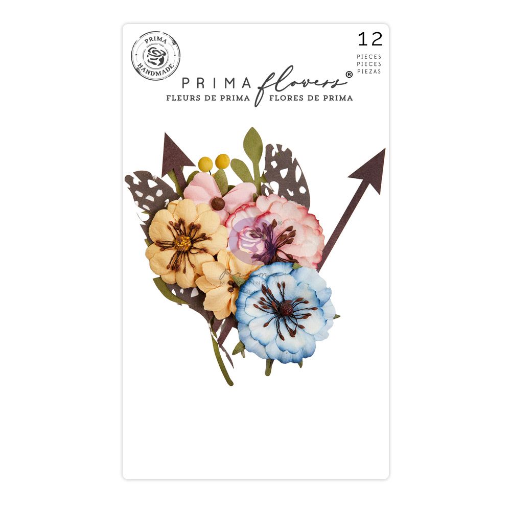 Prima Marketing - Paper Flowers - Spring Abstract - Floral Bliss