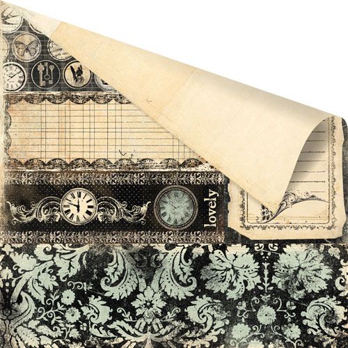 Prima Marketing - 12"x12" D/S Paper - Printery - Page Four