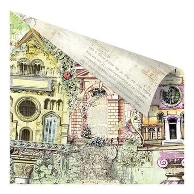 Prima Marketing - 12"x12" D/S Paper -  Garden Fable - Garden Fable