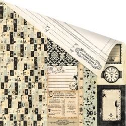Prima Marketing - 12"x12" D/S Paper - Printery - Pressman