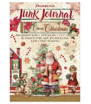 Stamperia - Classic Christmas - Junk Journal Stickers - Cut-Outs - Backgrounds